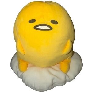 Gudetama the Lazy Egg 12" Plush Yellow White Kawaii Stuffed Toy‎ Sanrio
